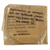 Verres de rechange, masque à gaz allemand, bwz 1943