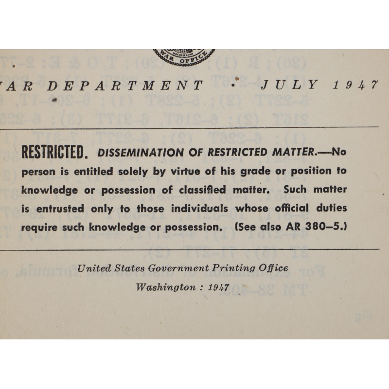 Manual, Field, FM 31-30, FM 71-30, Employment of Airborne Force, 1947