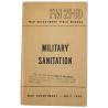 Manual, Field, FM 21-10, Military Sanitation, 1945