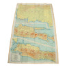 Carte d'évasion en soie, Indonésie, G/H, 1944, RAF & USAAF, état neuf