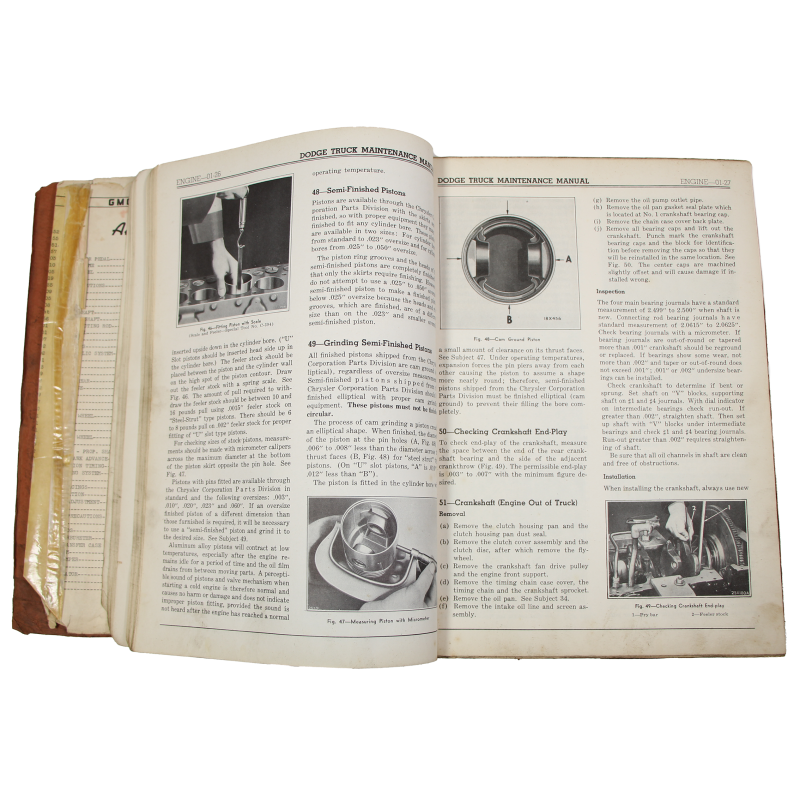 Maintenance Manual TM 10-1531, Dodge Trucks US Army, 1942