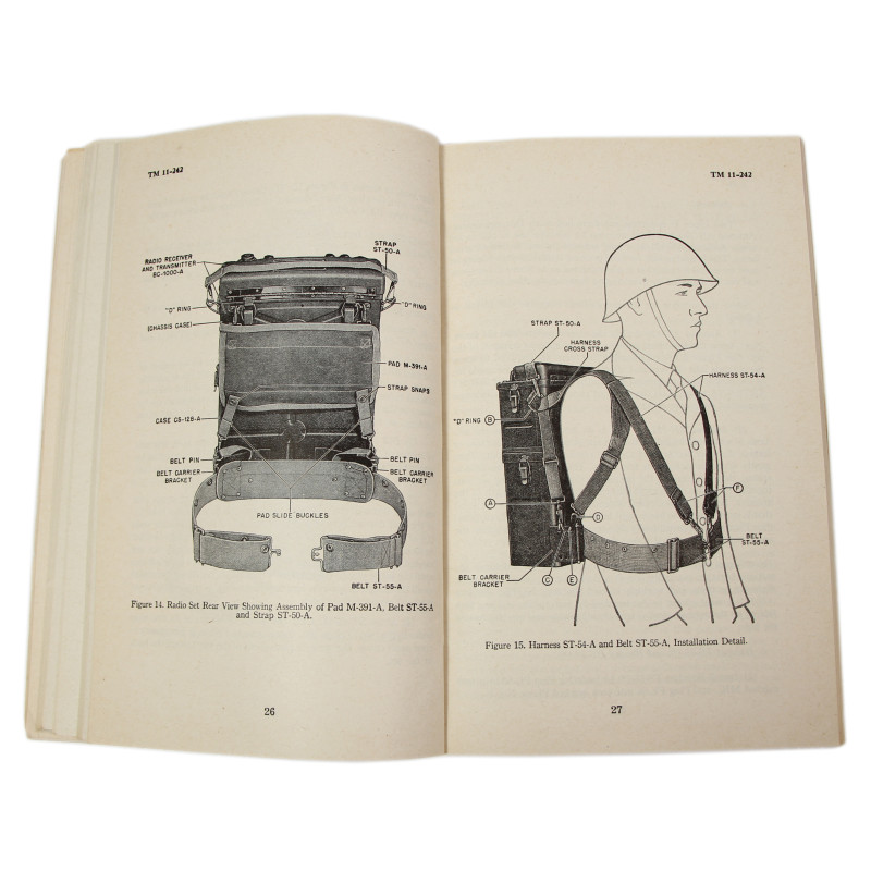 Manuel technique, TM 11-242, Radio Set SCR-300-A, 1943