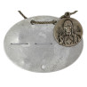 Tag, Identity, German, 4. Kompanie, Grenz-Infanterie-Regiment 125, with Religious Pendant