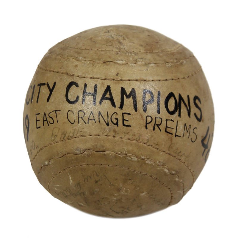 Softball, Duro Seam, Signed, East Orange, 1942