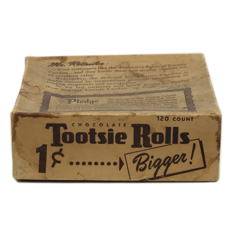 Box, Chocolate Candy, Tootsie, Empty