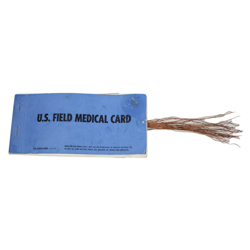 Book, U.S. Field Medical Card, 1962, Complete