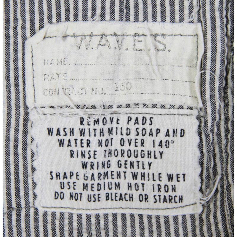 Veste Seersucker, US Navy, WAVES