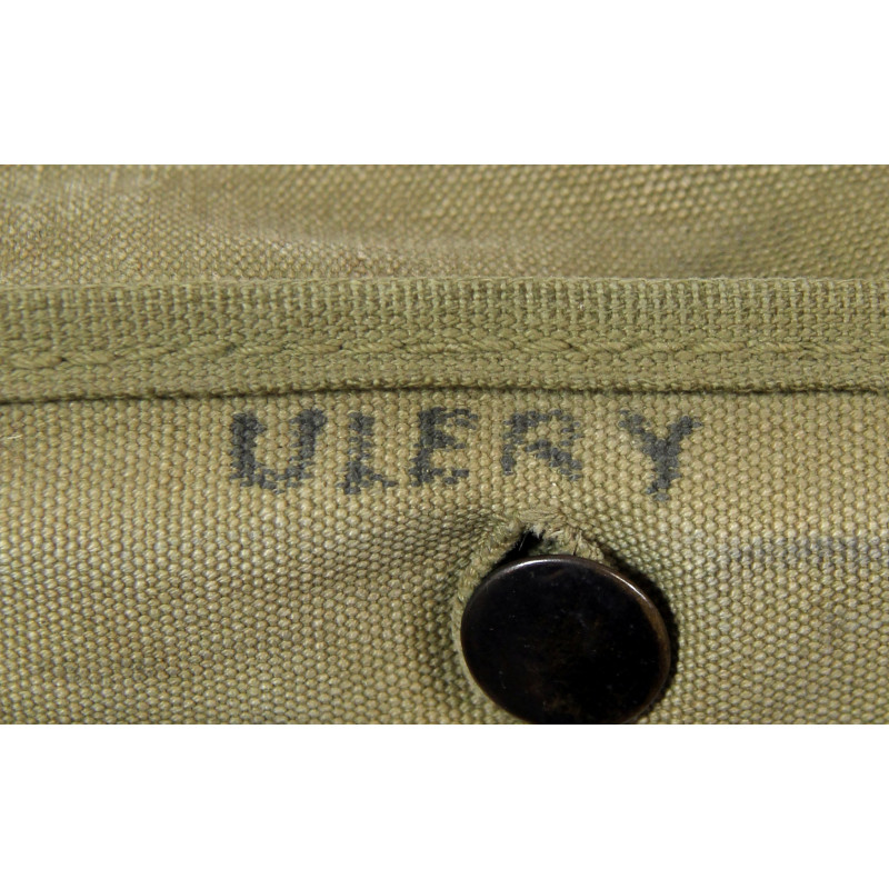 Bag, Field, M-1936, LUCE MANUFACTURING CO. 1942, Lt. Col. John Ulery, 10th Mountain Division, Italy