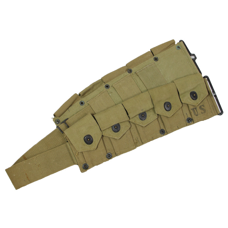 Belt, Cartridge, M1 Rifle, BURLINGTON MILLS INC. 1942