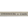 Carte alliée, Cherbourg & Caen, 1943, dédicacée, vétérans, Easy Company