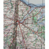 Map, Allied, Cherbourg & Caen, 1943, Autographed, Veterans, Easy Company