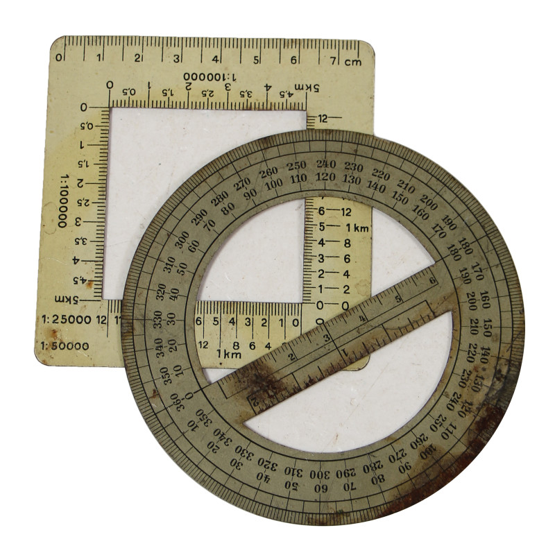German Instruments, Ruler and Protractor