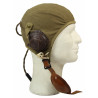 Helmet, Flying, Summer, Type A-8, USAAF, Medium, with Type R-14 Receivers,