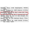 Haversack M-1910, P.B. & C., 1918, CM3c Kenneth Elliott, 21st Naval Construction Bn., Seabees, PTO