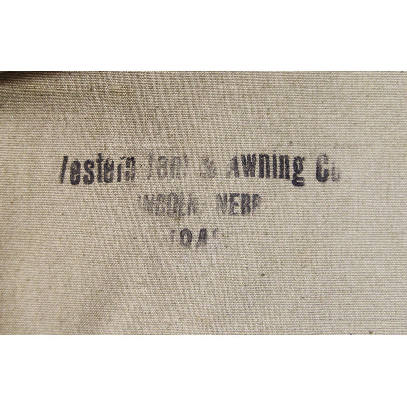 Demi-toile de tente, 1er type, US Army, WESTERN TENT & AWNING CO. 1942