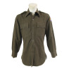 Shirt, Wool, Elastique, Officer's, Chocolate, 15th Air Force, USAAF, Named