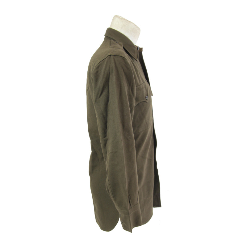 Chemise chocolat officier, 15th Air Force, USAAF, nominative