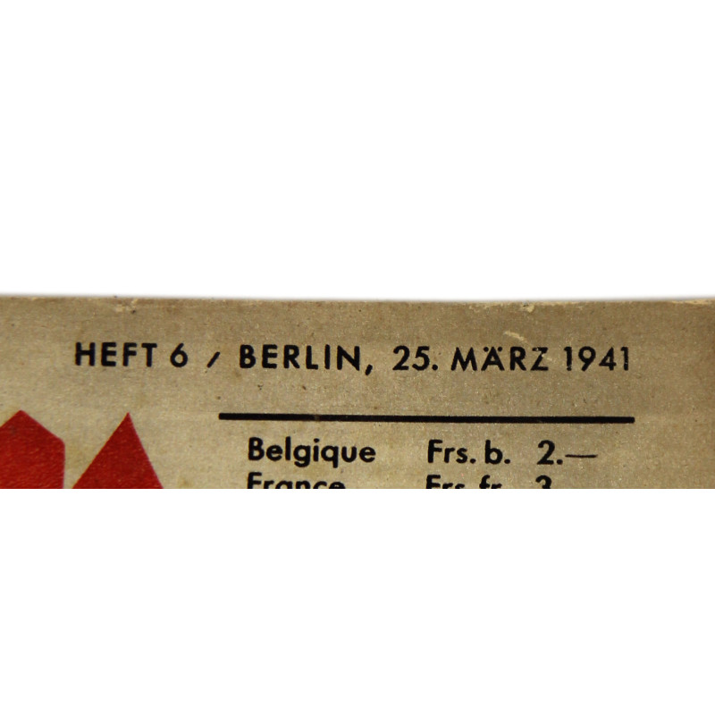 Magazine, Der Adler, March 25, 1941, Bilingual Edition