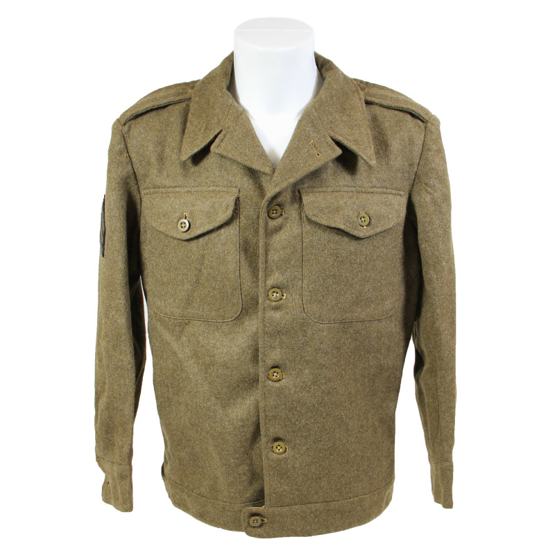 Jacket, Field, ETO, British-Made, 38L, 1944, Sergeant, Laundry Number