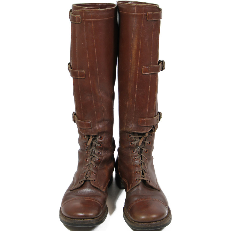 Bottes de cavalerie & tankiste, taille 9 D, 1941
