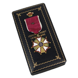 Coffret médaille, Legion of Merit, grade Legionnaire, avec Oak Leaf Cluster