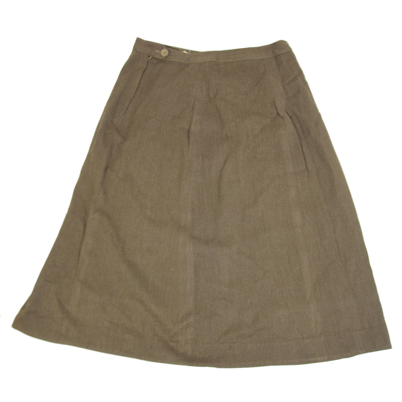 Jupe en drap de laine, troupe, WAAC, taille 40