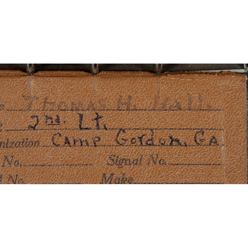 Carnet de campagne, The Army Field Note Book, AEF, 1918, nominatif