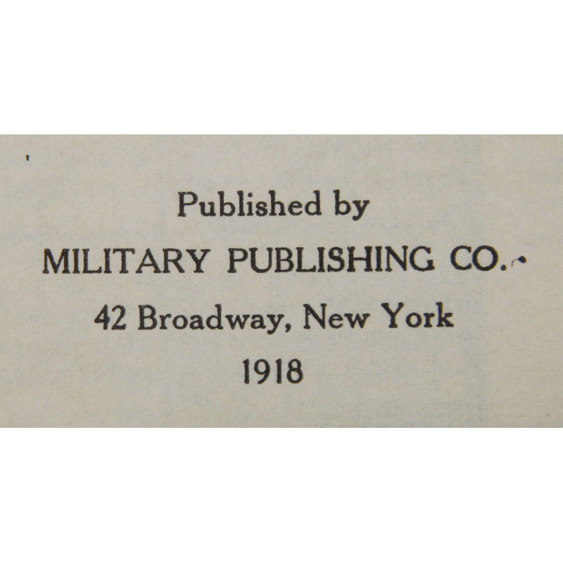The Army Field Note Book, 1918, AEF, Named