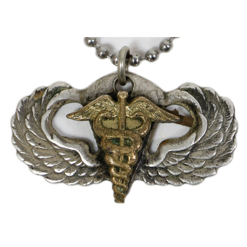 Pendentif, brevet de parachutiste, US Army, Medic