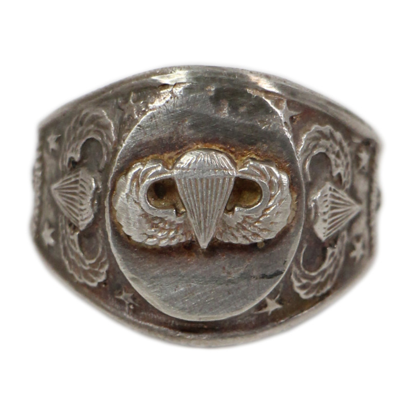 Ring, Sterling Silver, Paratroopers, US Army, KINNEY
