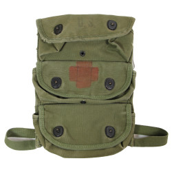 Carrier, Grenade, 3-Pocket, US Army, BRESLEE MFG. CO. 1944, Medic