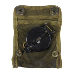 Compass, Marching, W.& L.E. GURLEY, with Canvas Pouch, Impregnated