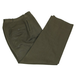 Trousers, Wool, Chocolate, Officer, Elastique, US Army, Waist Size 32, 1944