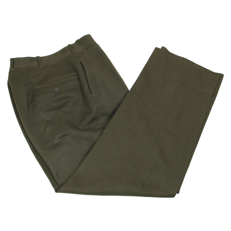 Trousers, Wool, Chocolate, Officer, Elastique, US Army, Waist Size 32, 1944