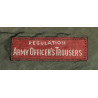 Trousers, Wool, Chocolate, Officer, Elastique, US Army, Waist Size 32, 1944
