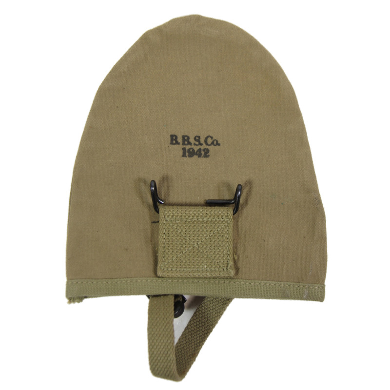 Étui de pelle en T, M-1910, B.B.S. CO. 1942, Mountain Troops, état neuf