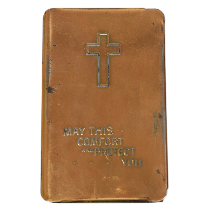 Manual of Catholic Devotions, pare-éclats, plaqué or, "May this comfort and protect you"
