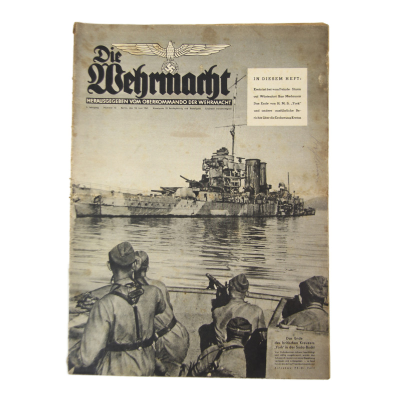 Magazine, Die Wehrmacht, June 18, 1941