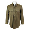 Shirt, Wool, Elastique, Officer's, Chocolate, 2nd Lt. Herbert Speas, Jr., 87th FS, 79th FG, 12th Air Force, USAAF, MTO