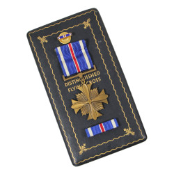 Coffret médaille, Distinguished Flying Cross, complet