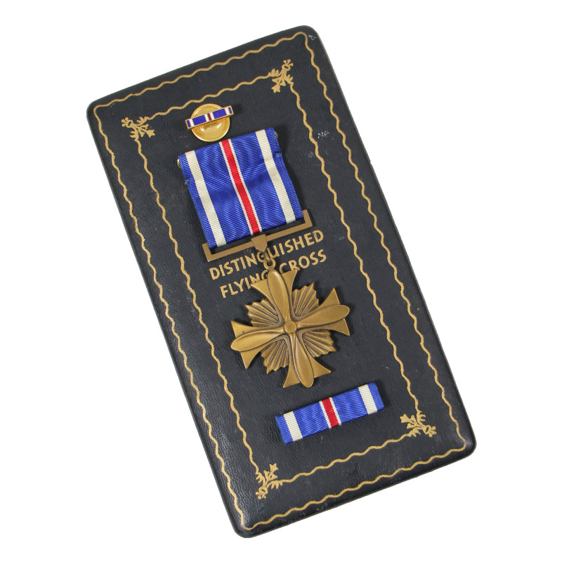 Coffret médaille, Distinguished Flying Cross, complet