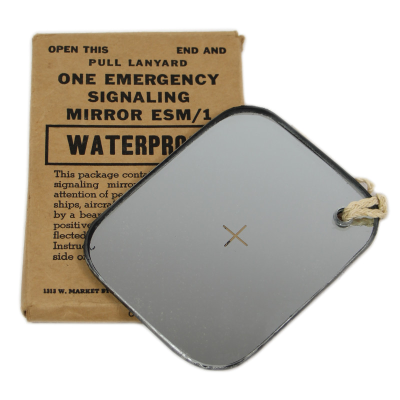 Mirror, Signalling, Emergency, ESM/1, USAAF, in Box