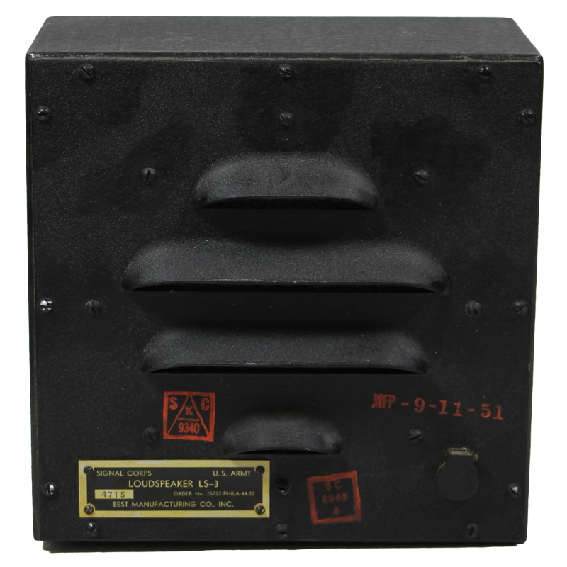 Haut-parleur LS-3, US Army Signal Corps, 1944