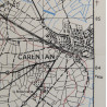Carte alliée, CARENTAN, Edition of June 1943, Sheet No. 31/18 S.E.
