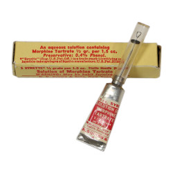 Syrette, Morphine, E.R. SQUIBB & SONS, US Army Medical Department