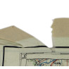 Map, Escape, Silk, A/B, France, 1943, RAF & USAAF