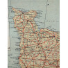 Carte d'évasion en soie, France, A/B, 1943, RAF & USAAF