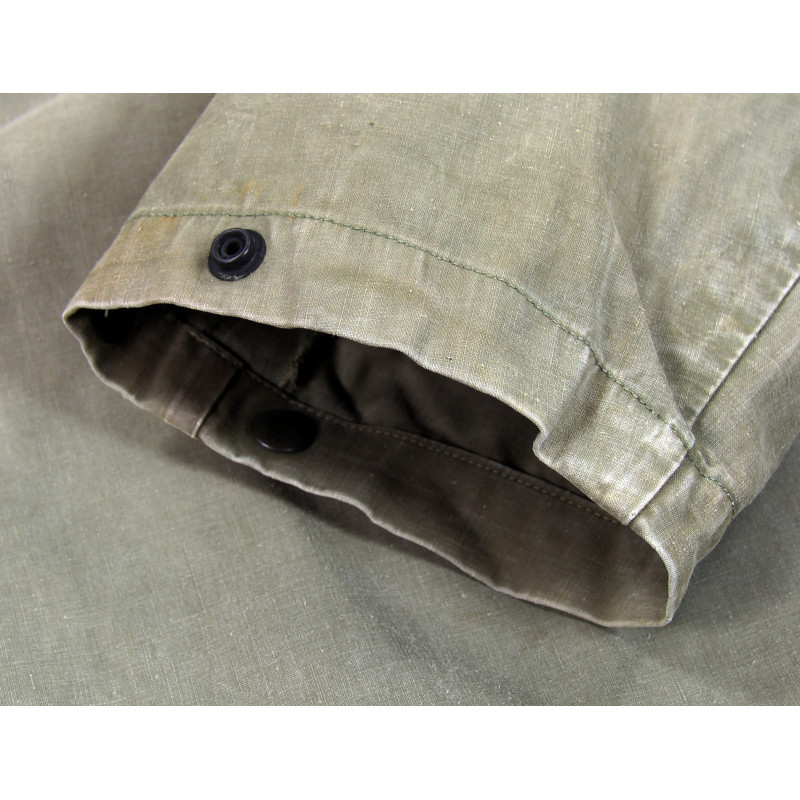 Parka de pluie US Navy, à crochets, Large, S1c Kenneth Adams, US Coast Guard