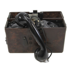 Telephone, Field, German, Feldfernsprecher 33, 1940, Kriegsmarine