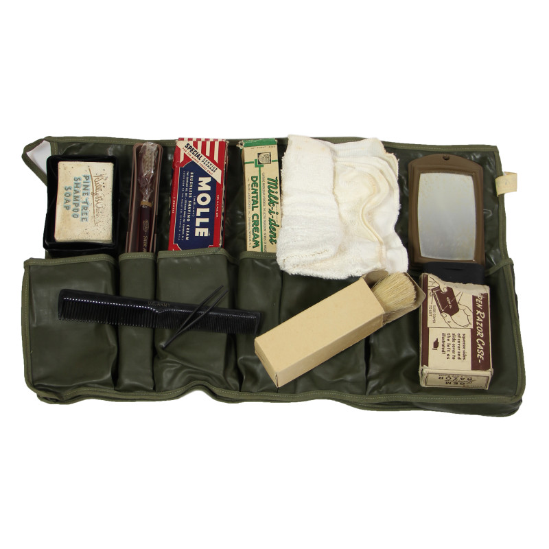 Trousse de toilette, US Army, BUCHSBAUM, Style King, complète